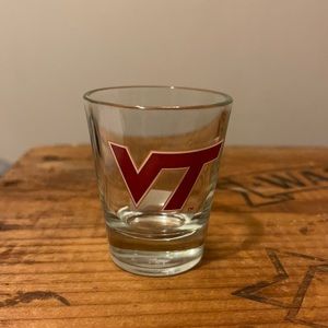VT Virginia Tech Shot Glass Collegiate licensed product 2”